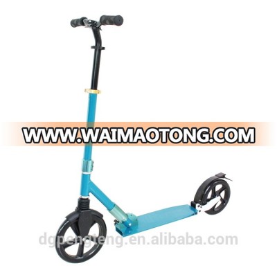 230mm Ultra luxury double suspension aluminum adult big wheel scooter