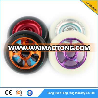 High quality PU Scooters wheel with 100*24 Aluminum